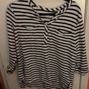 3/4 length cotton Chico’s tee